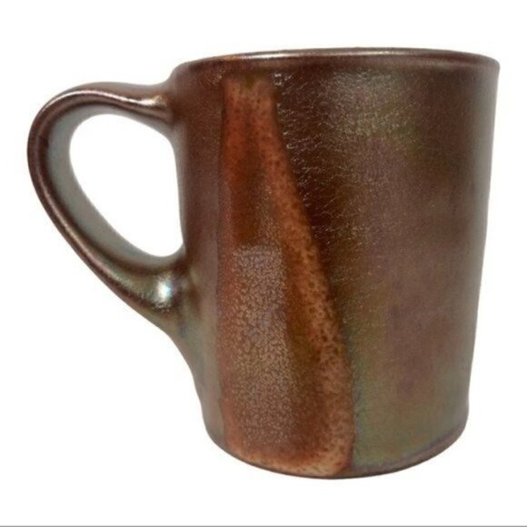 Studio Art Coffee Mug by Bruce Gholson of Bulldog Pottery Seagrove NC 12 ounces - Picture 9 of 13